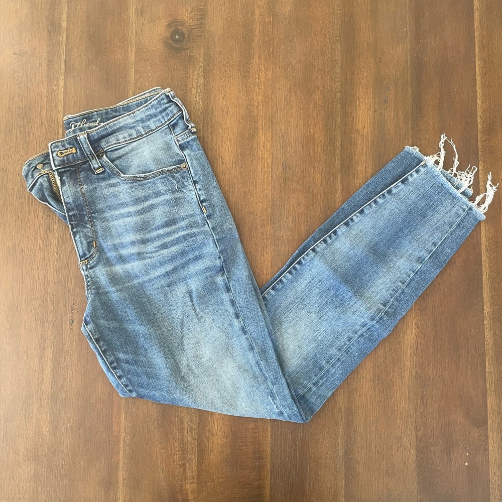 Universal Thread Light Blue Cropped High Rise Jeg… - image 1